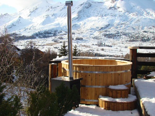 vue piste depuis la terrasse